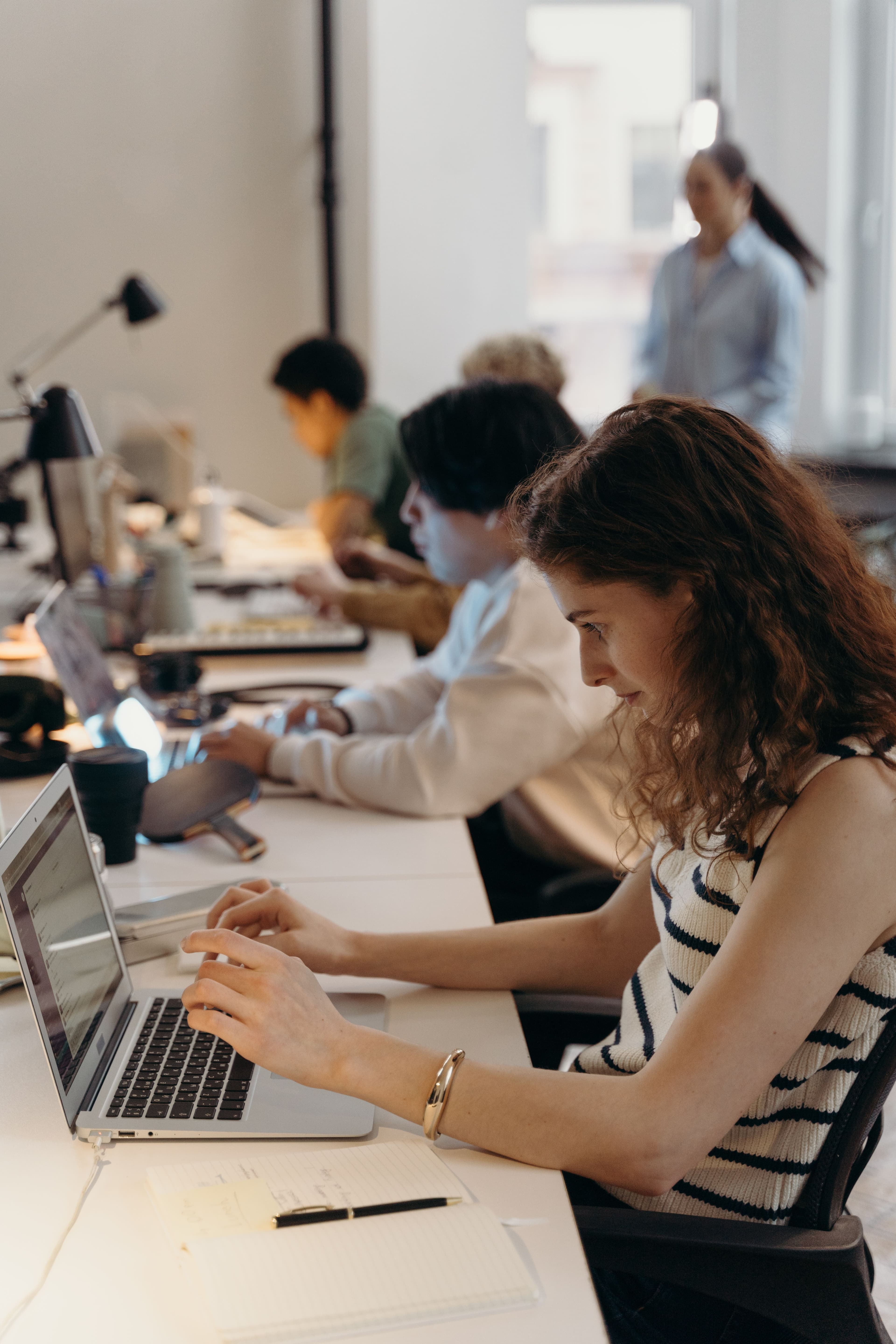 A hiring manager reviewing a verified candidate profile
